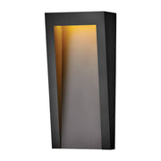 Taper Medium LED Wall Lantern - Textured Black Finish