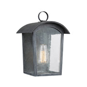 Hodges Small Wall Lantern - Ash Black Finish
