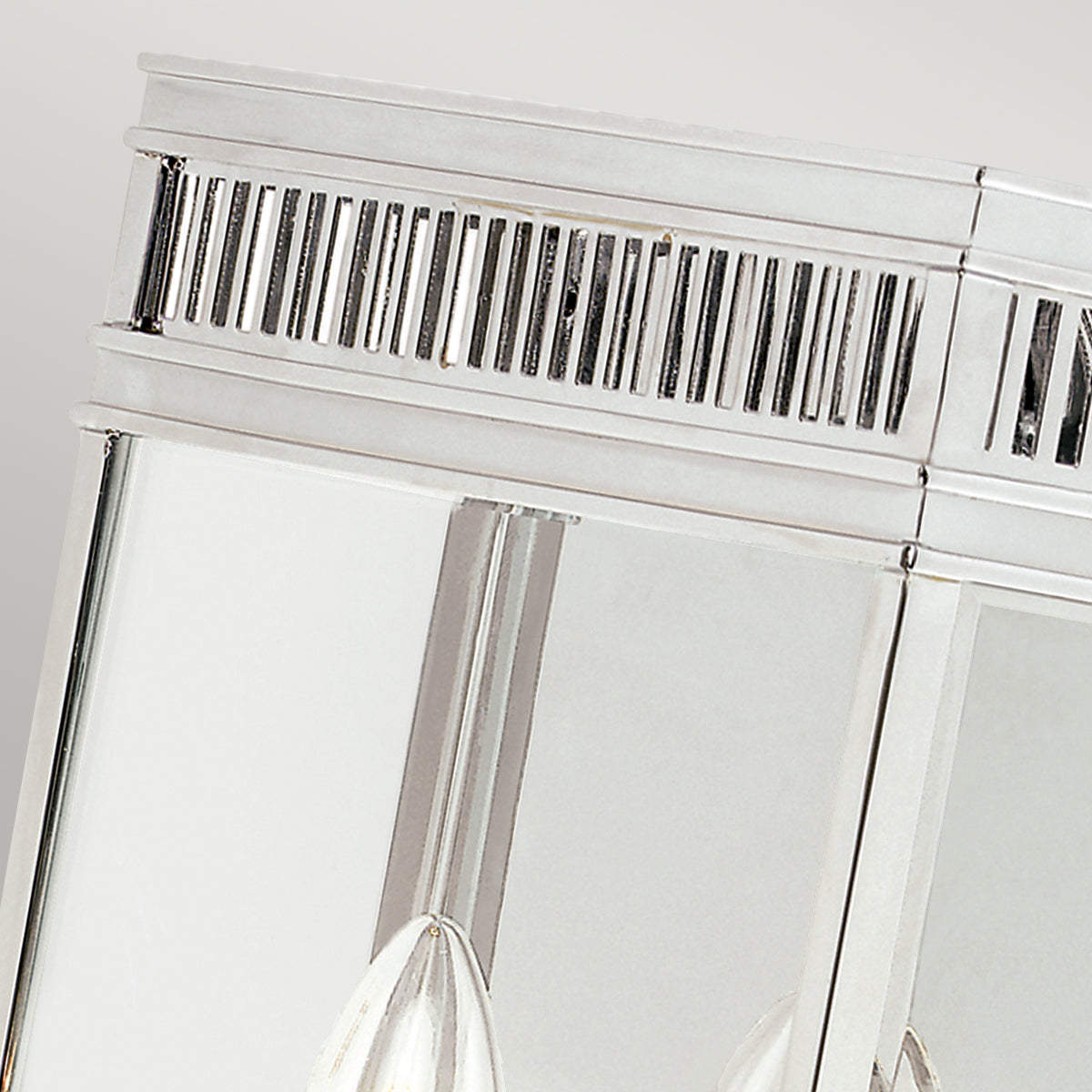 Holborn Large Half Lantern – Polished Chrome Finish