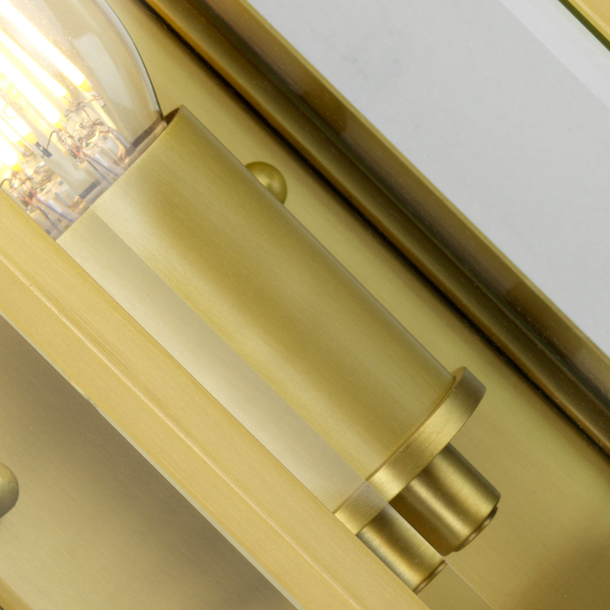 Holborn Small Half Lantern – Brushed Brass Finish