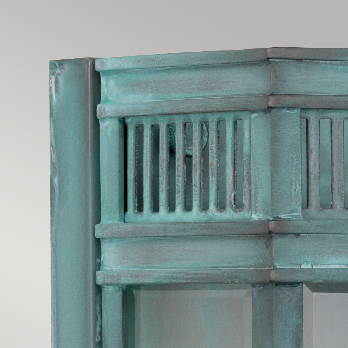 Holborn Small Half Lantern – Verdigris  Finish