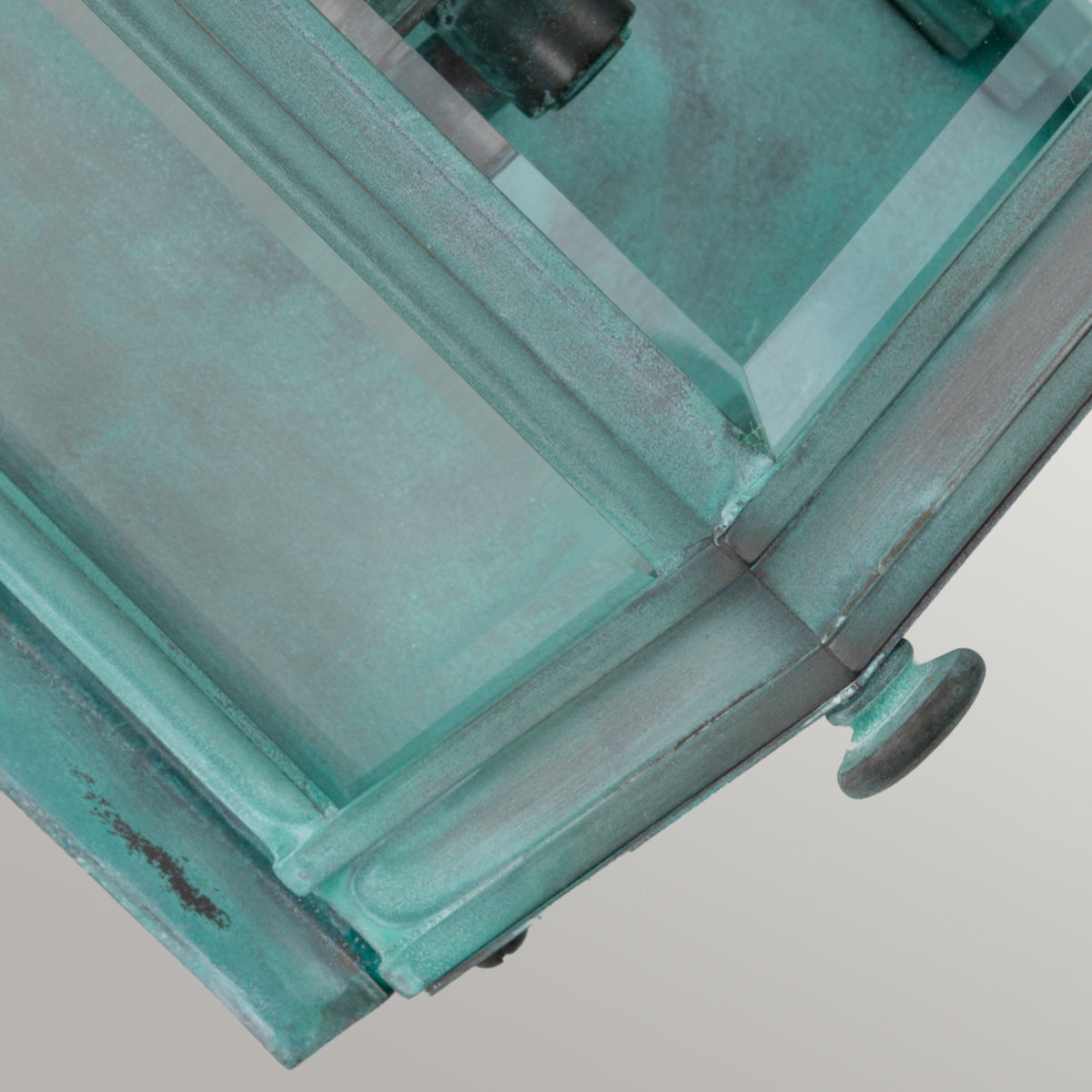 Holborn Small Half Lantern – Verdigris  Finish