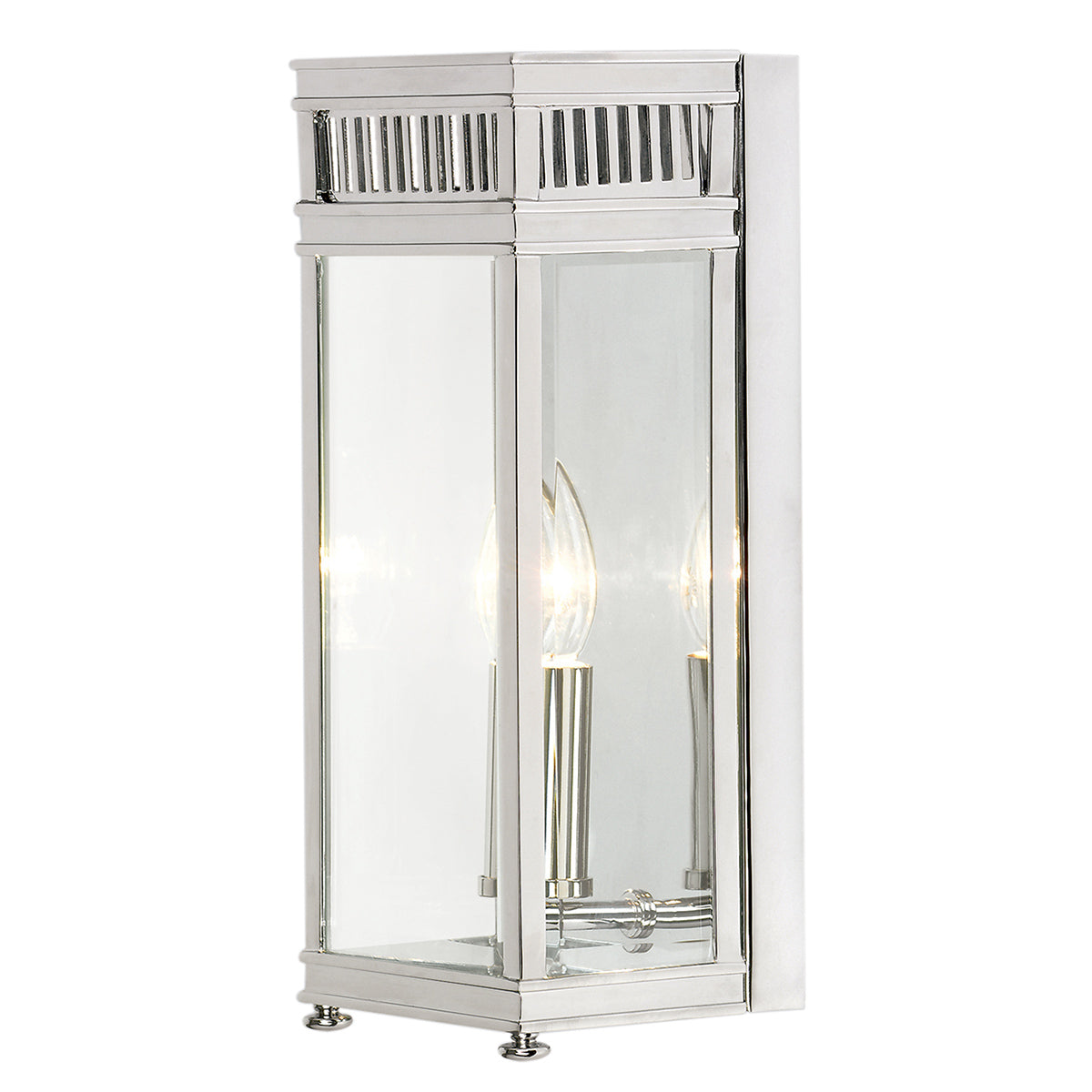 Holborn Small Half Lantern – Polished Chrome Finish