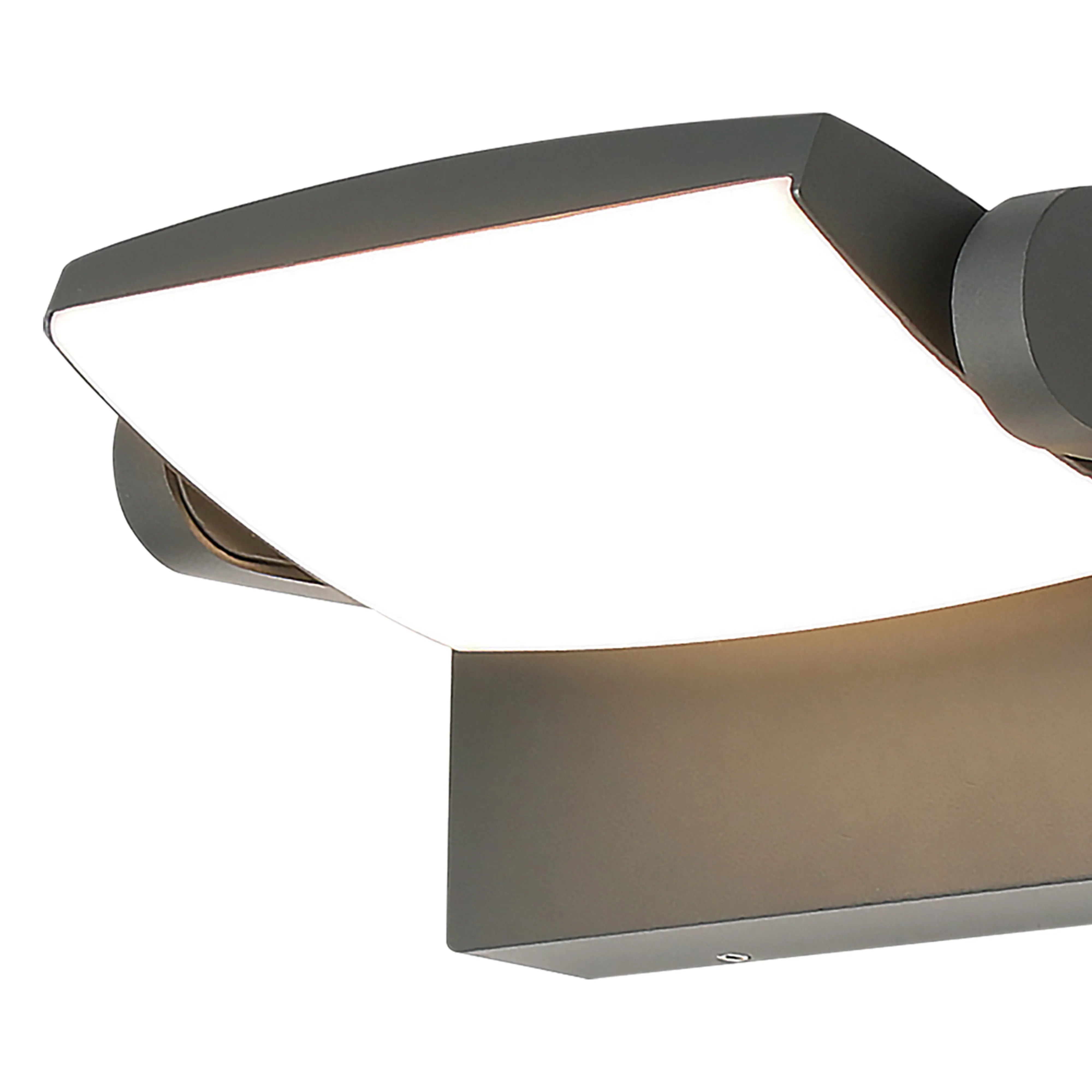 Hood Wall Lamp 12W LED, 3000K, 1100lm, IP65 3yrs Warranty