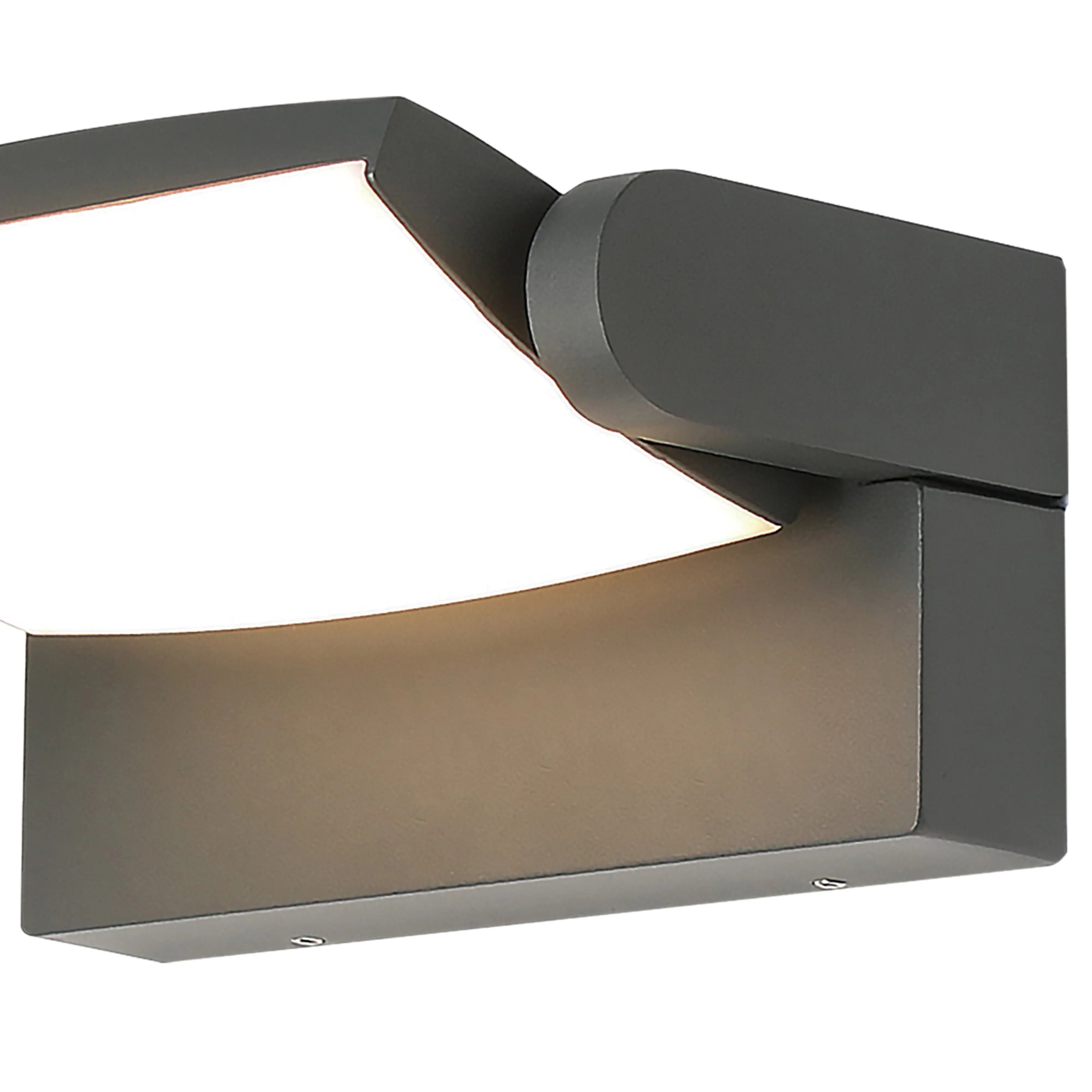 Hood Wall Lamp 12W LED, 3000K, 1100lm, IP65 3yrs Warranty