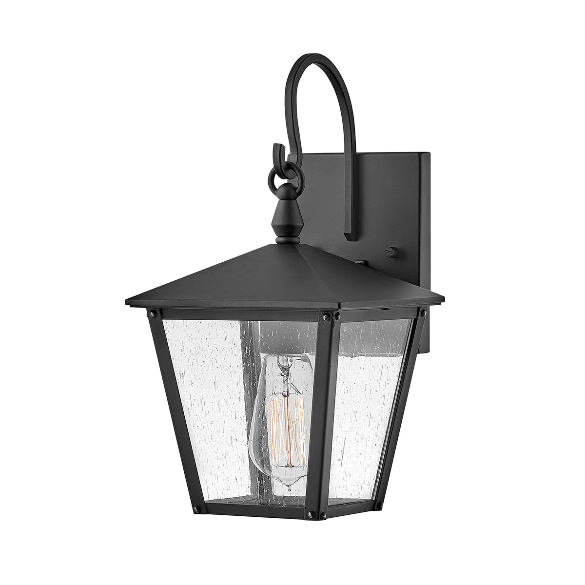 Huntersfield Small Wall Lantern - Black Finish