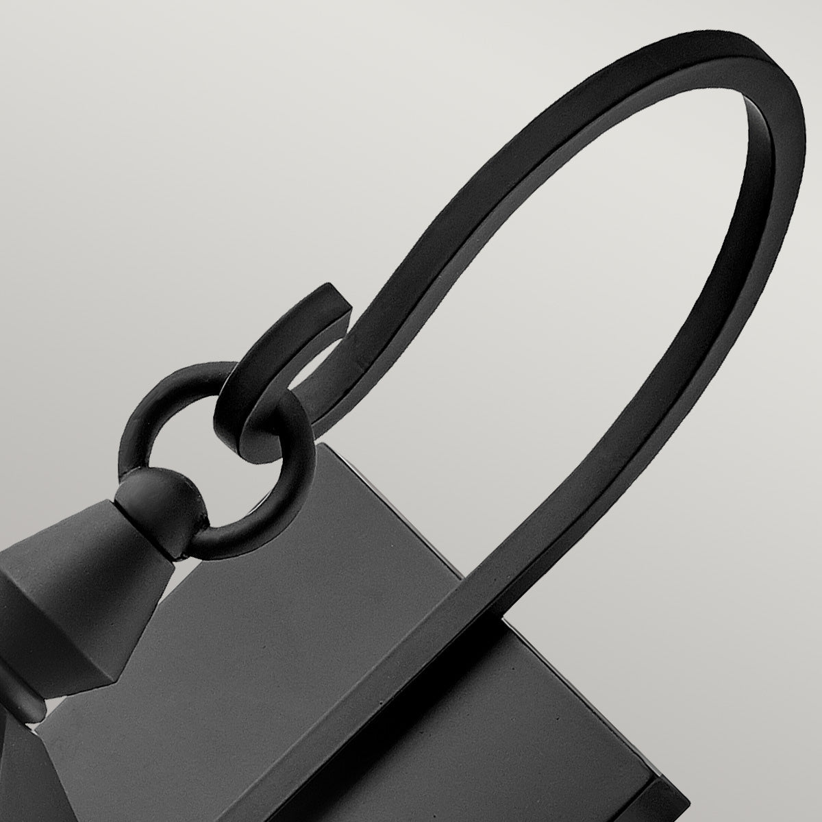 Huntersfield Large  Wall Lantern - Black Finish