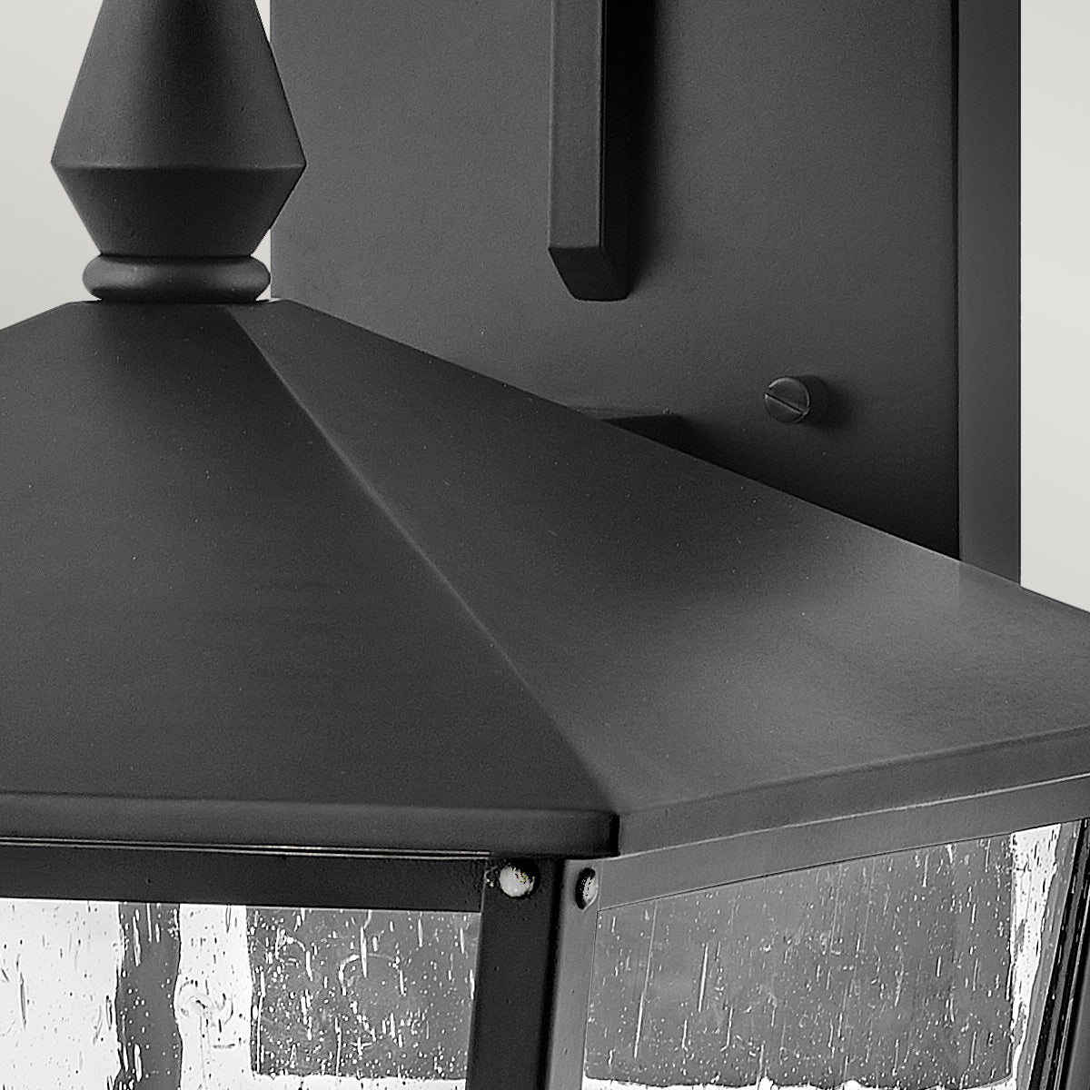 Huntersfield Large  Wall Lantern - Black Finish