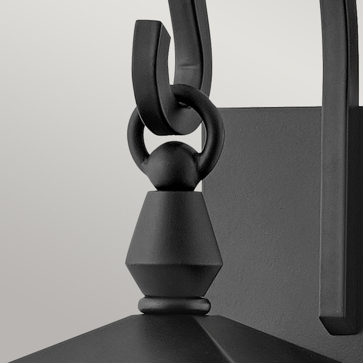 Huntersfield Medium Wall Lantern - Black Finish