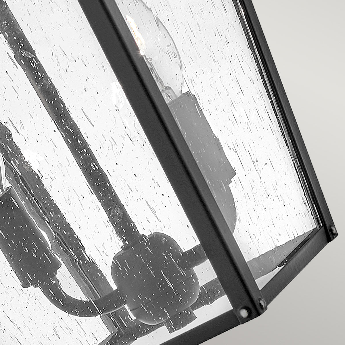 Huntersfield Medium Wall Lantern - Black Finish