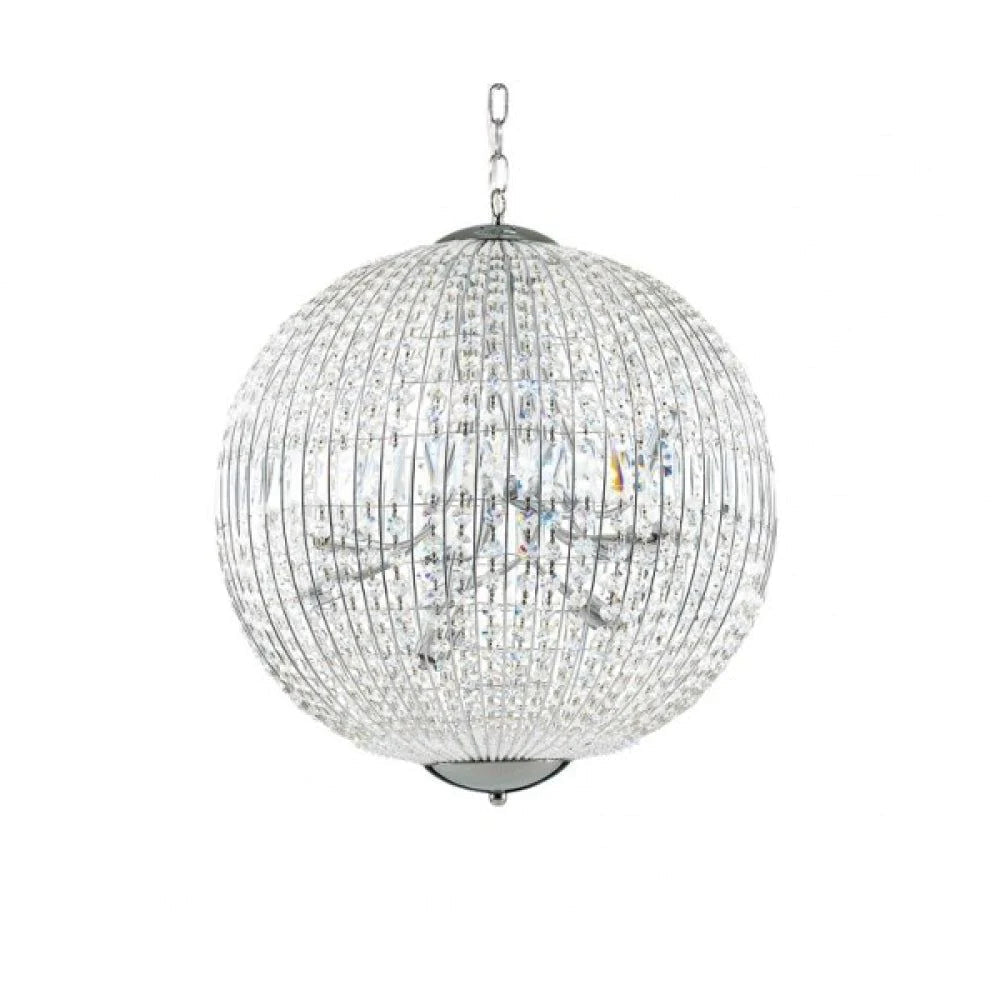 Luxor 6/8/12Lt Crystal Pendant Light