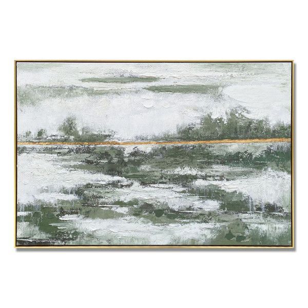 Indra Wall Art - Gold Finish Frame