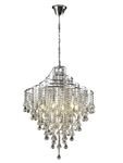 Inina 7Lt Crystal Pendant - Chrome/Gold