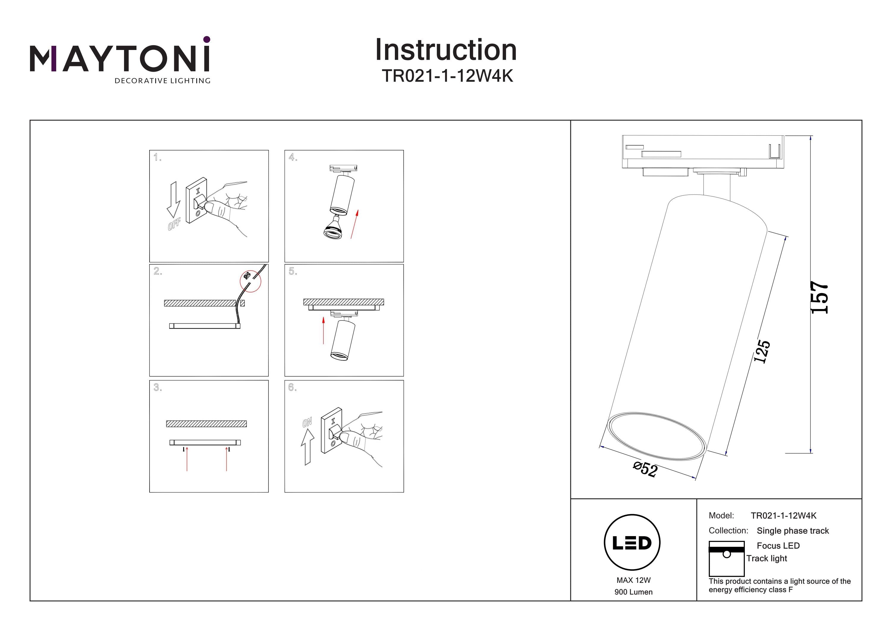 Focus Unity LED Track Light Integrated LED