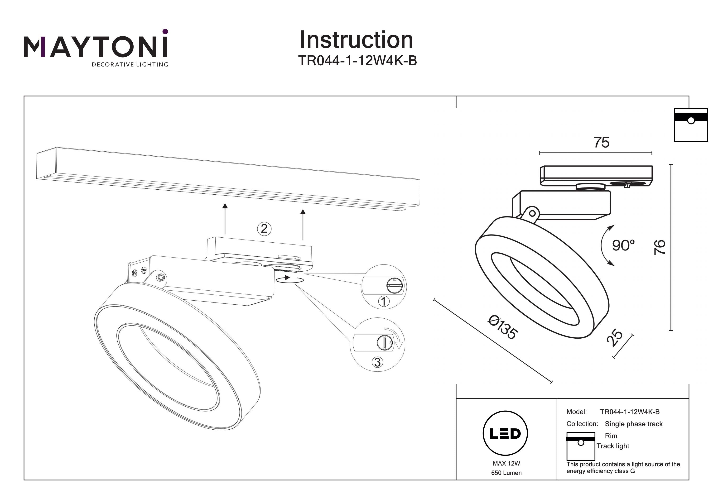 Rim Unity Track Light Integrated LED