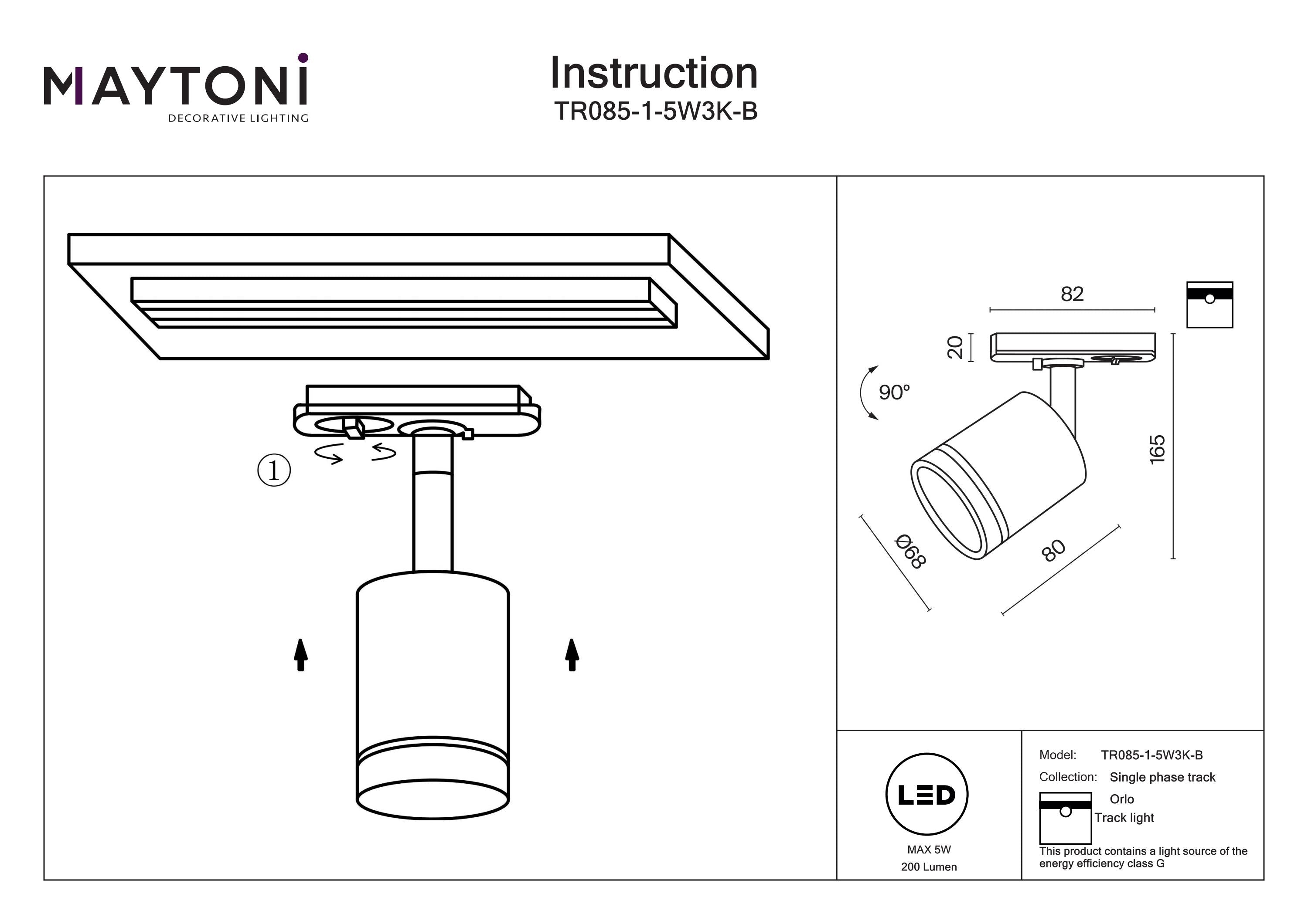 Orlo Unity Track Light Integrated LED