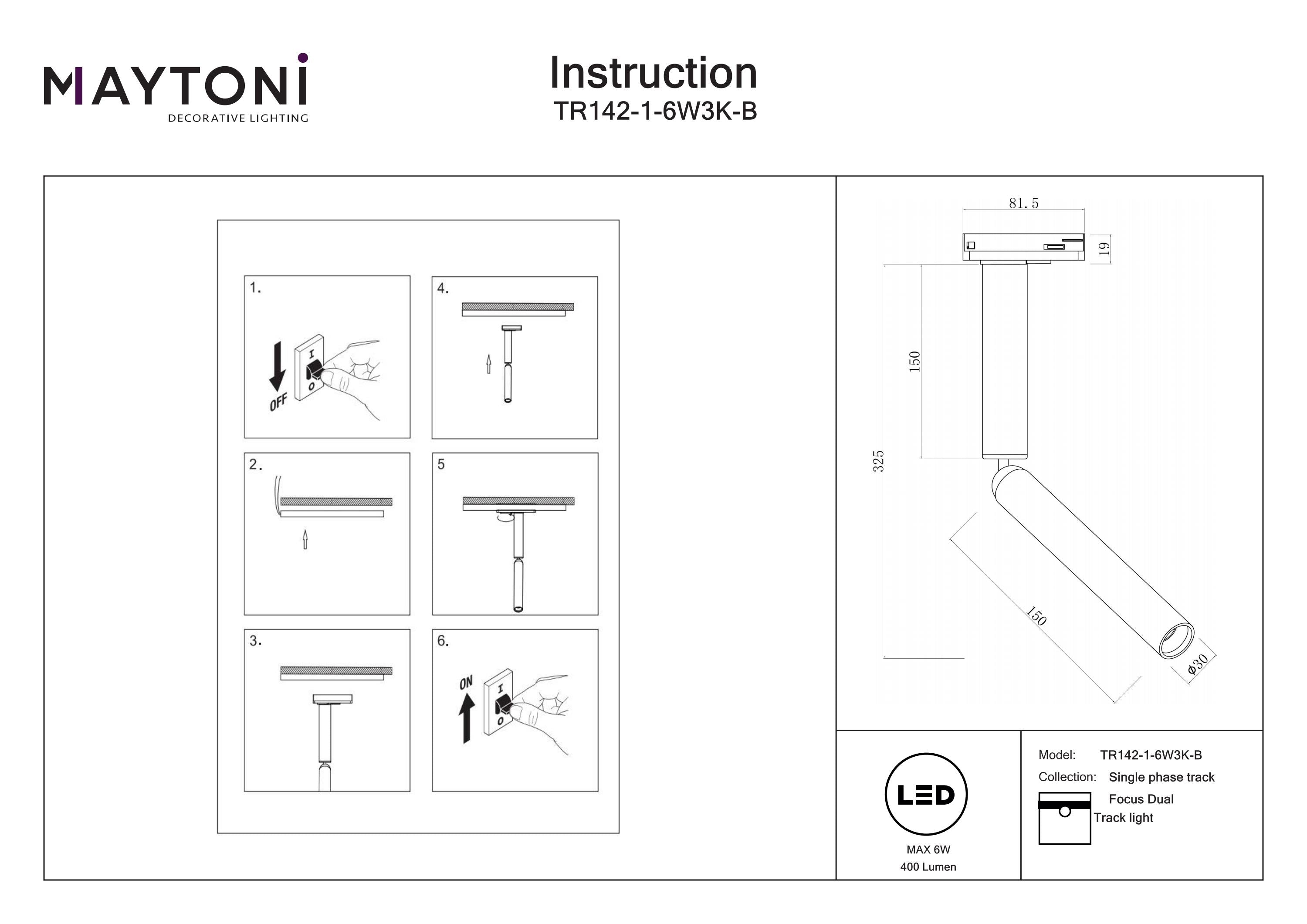 Focus Unity Dual Track Lighting -Integrated LED