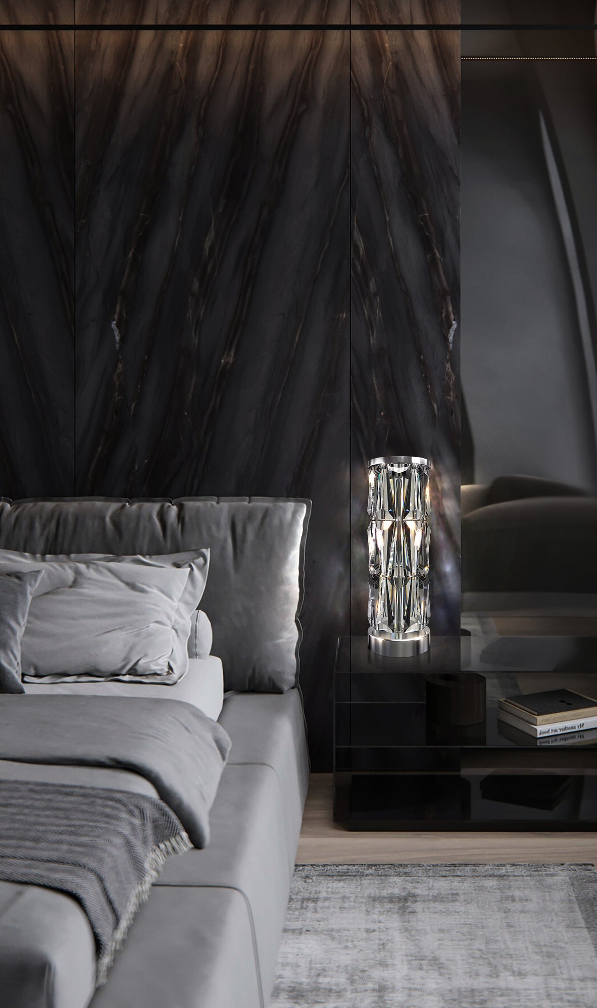 Puntes Table Lamp - Chrome/Gold Finish