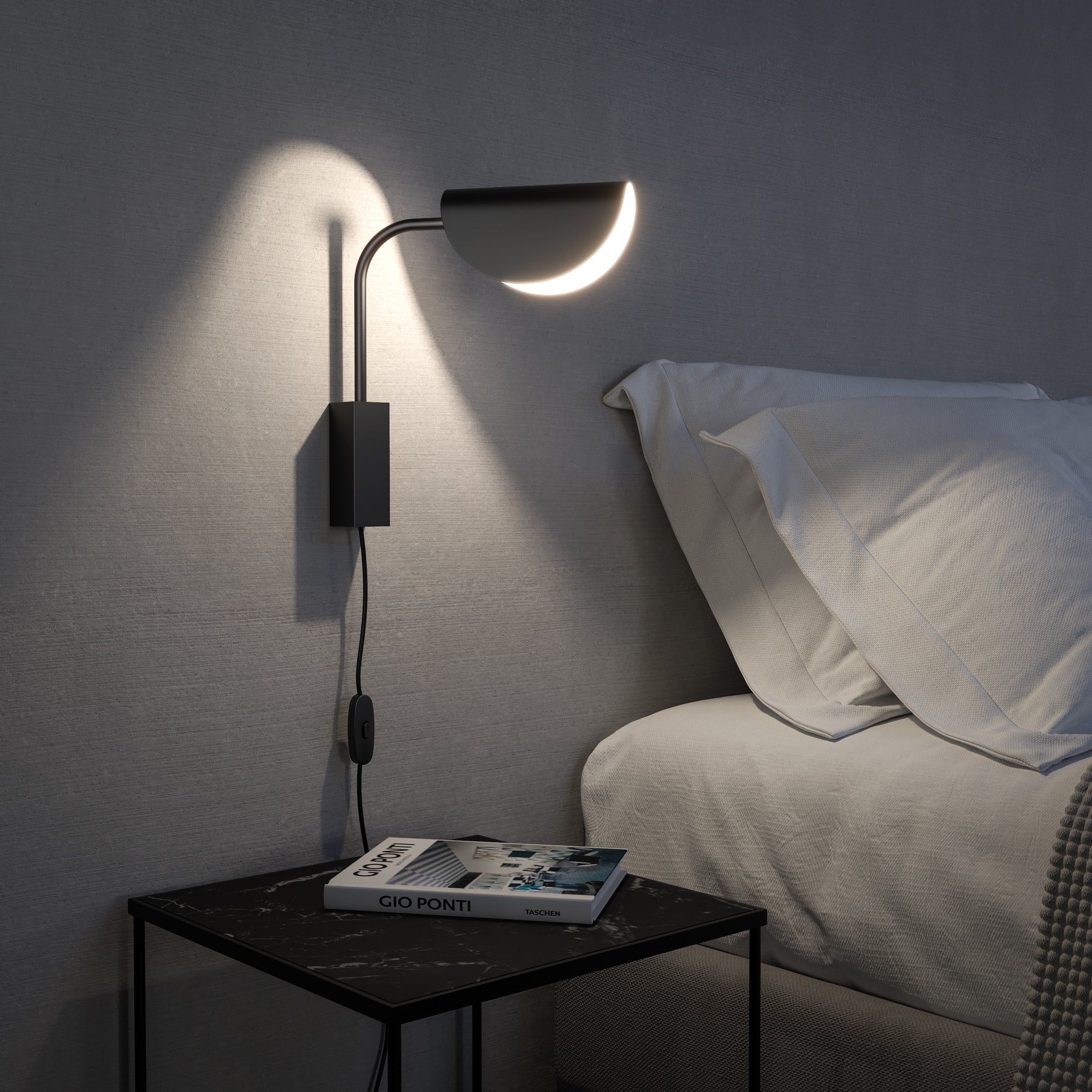 Mollis Reading Light - Various Style & Black Finish