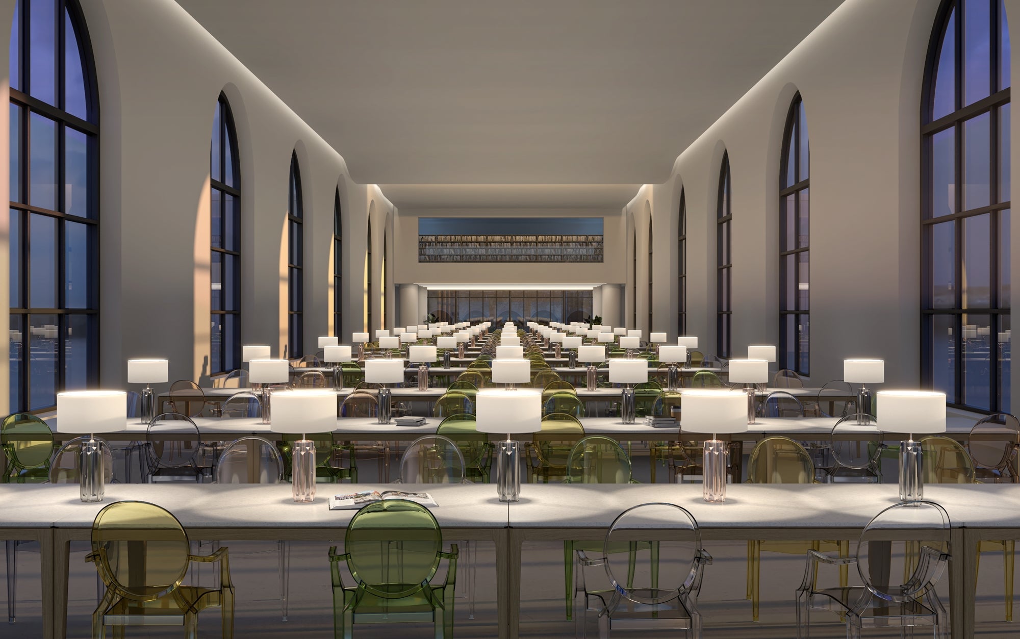 Muse Table Lamp - Chrome/Gold Finish