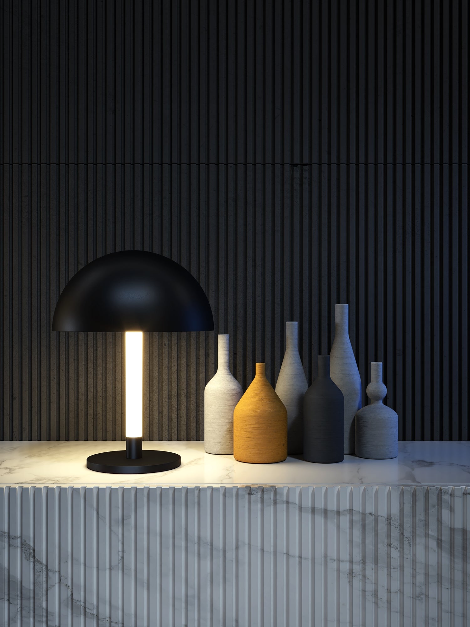 Ray Led Table Lamp - Black Finish