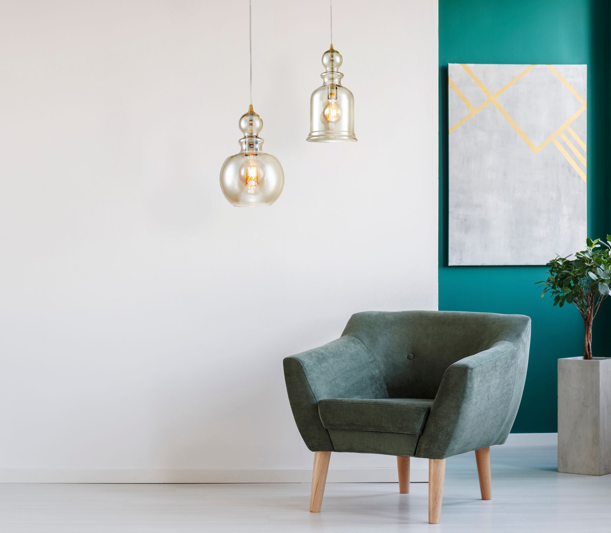 Tone Pendant Light - Bronze Finish