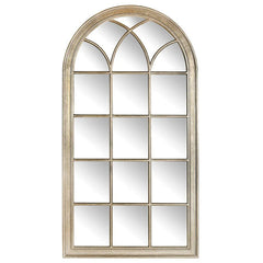 Isabella Arched Mirror - Champagne & Silver Finish
