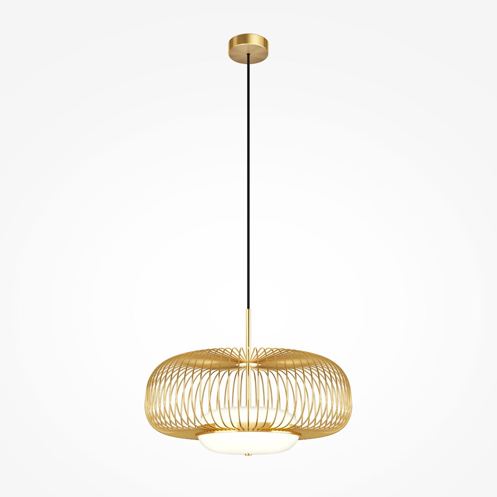 Levitation LED Hanging Light - Brass