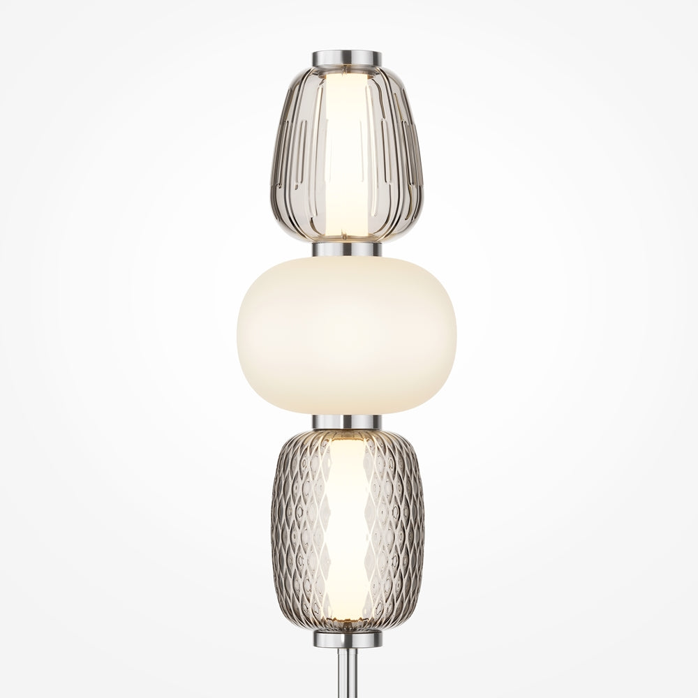 Pattern Table Lamp- Chrome/ Gold Fitting