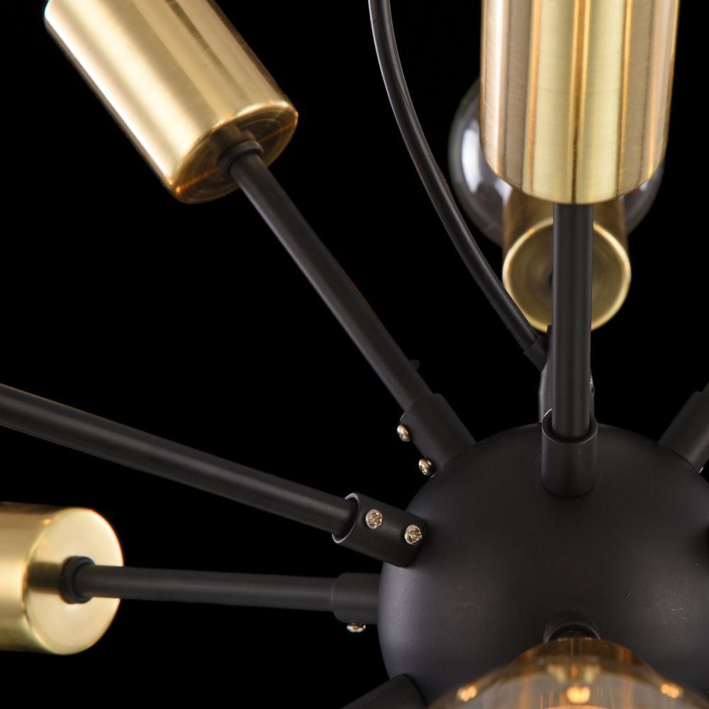 Maytoni Pendant Lamp Jackson - Gold & Black Finish, IP20