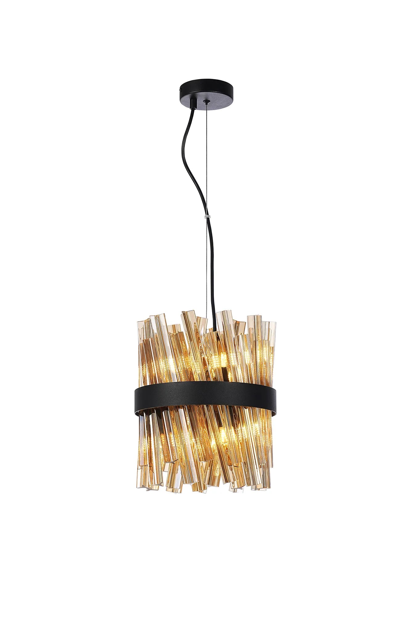 Bellina 6/10/18/32/34Lt Round Pendant, Brass/Nickel/Black - Various Finishes