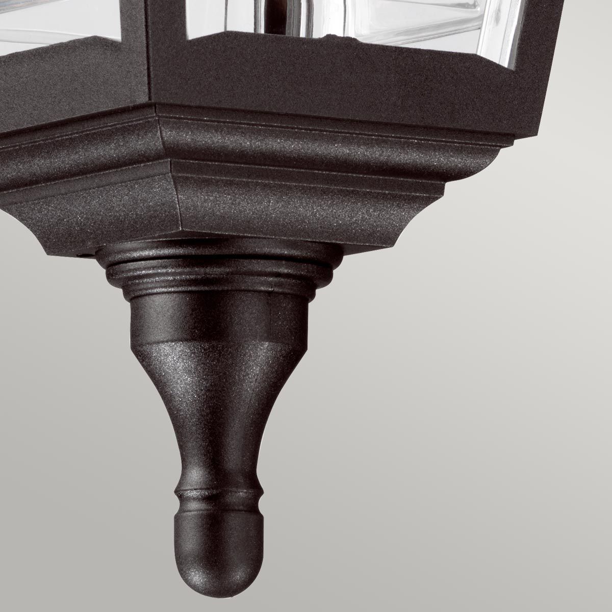 Kerry 1 Light Chain Lantern - Black IP44 E27
