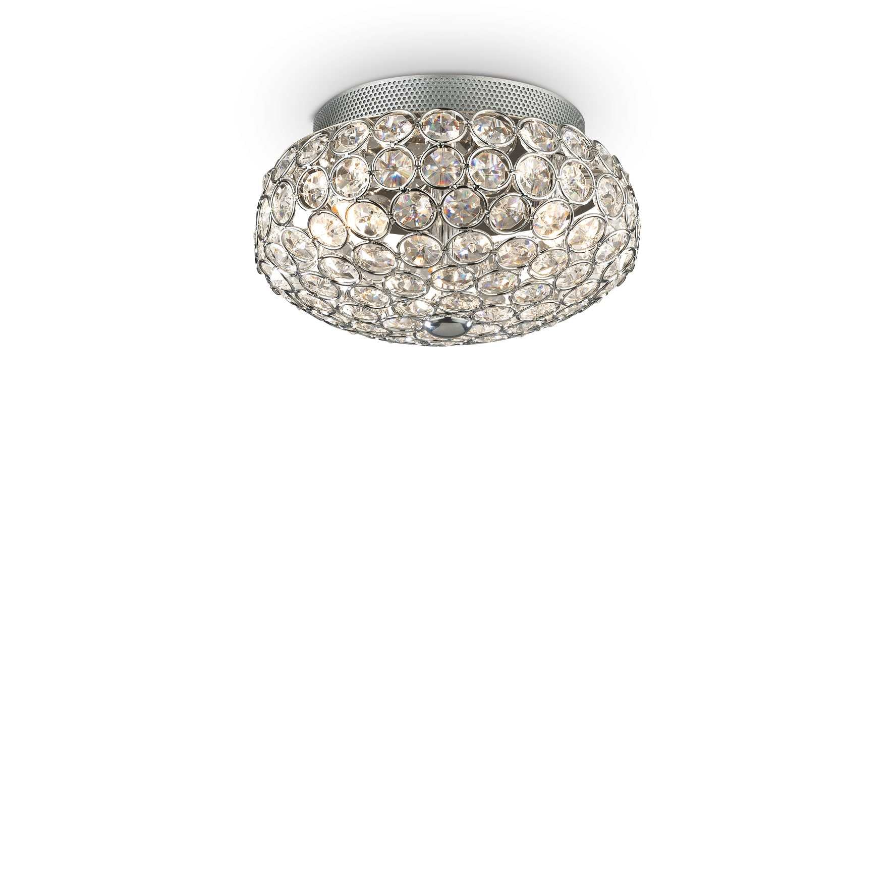 King Flush Light 3/5/9Lt - Chrome/Gold Finish - Cusack Lighting