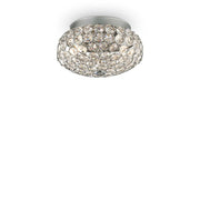 King Flush Light 3/5/9Lt - Chrome/Gold Finish - Cusack Lighting