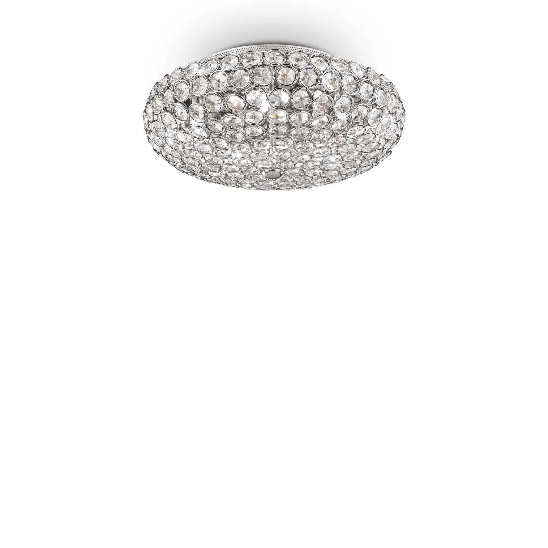 King Flush Light 3/5/9Lt - Chrome/Gold Finish - Cusack Lighting