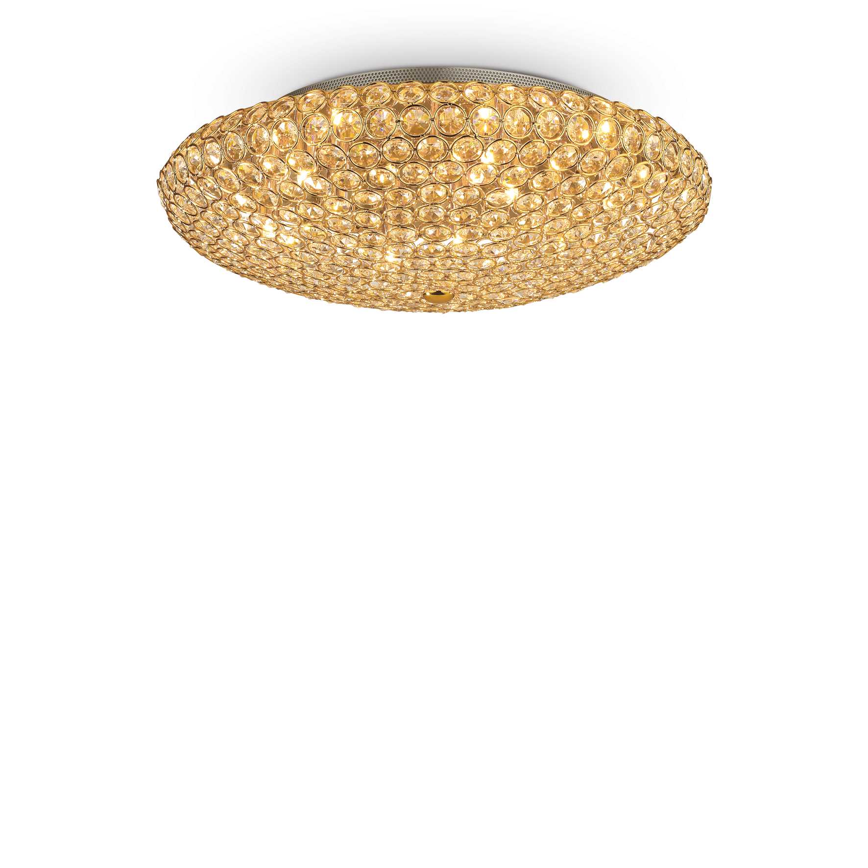 King Flush Light 3/5/9Lt - Chrome/Gold Finish - Cusack Lighting