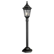Kinsale 1 Light Medium/Large Pillar Lantern - Black IP44 E27