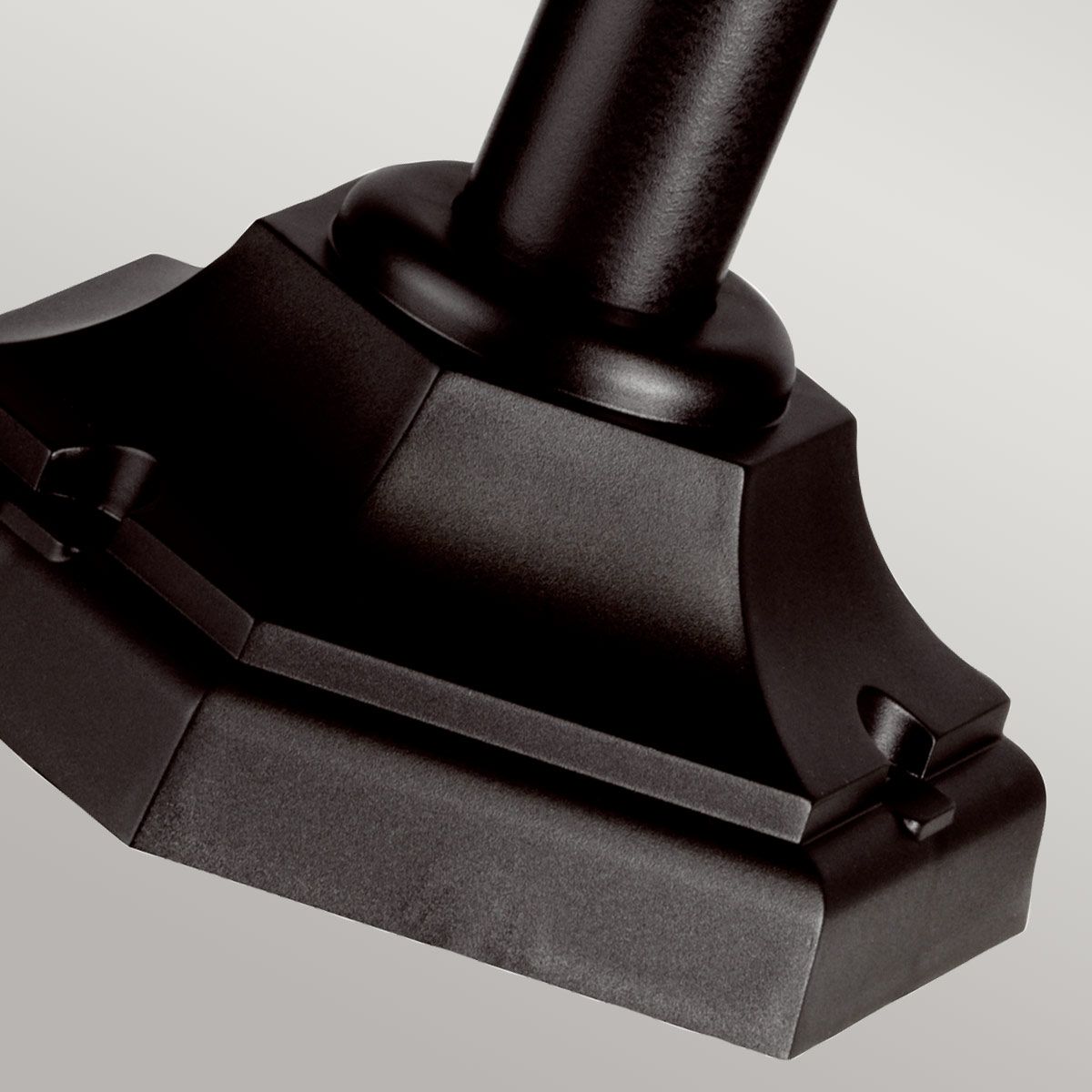 Kinsale 1 Light Medium/Large Pillar Lantern - Black IP44 E27