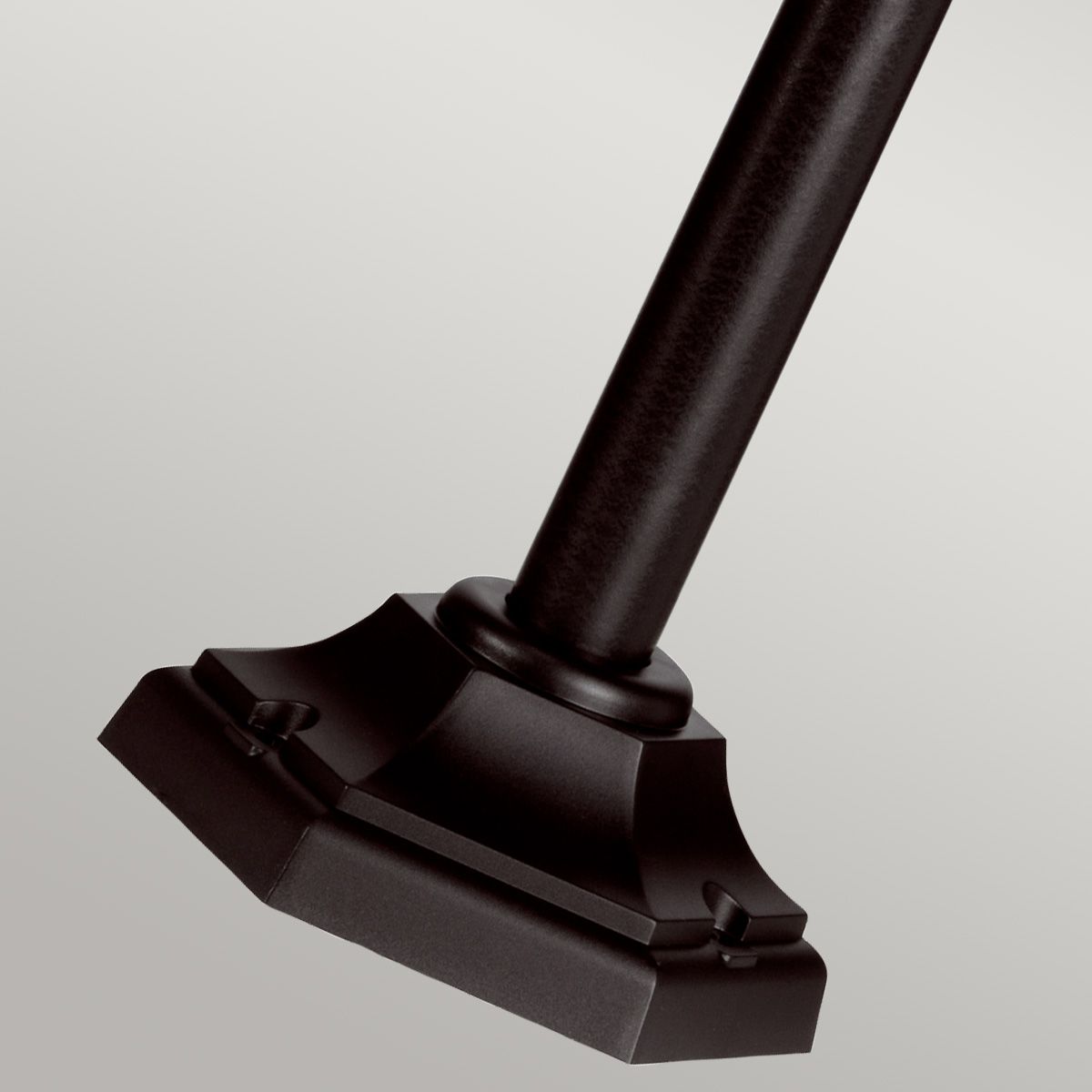 Kinsale 1 Light Medium/Large Pillar Lantern - Black IP44 E27