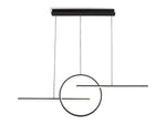 Kitesurf Centre Loop LED Pendant - Black/White