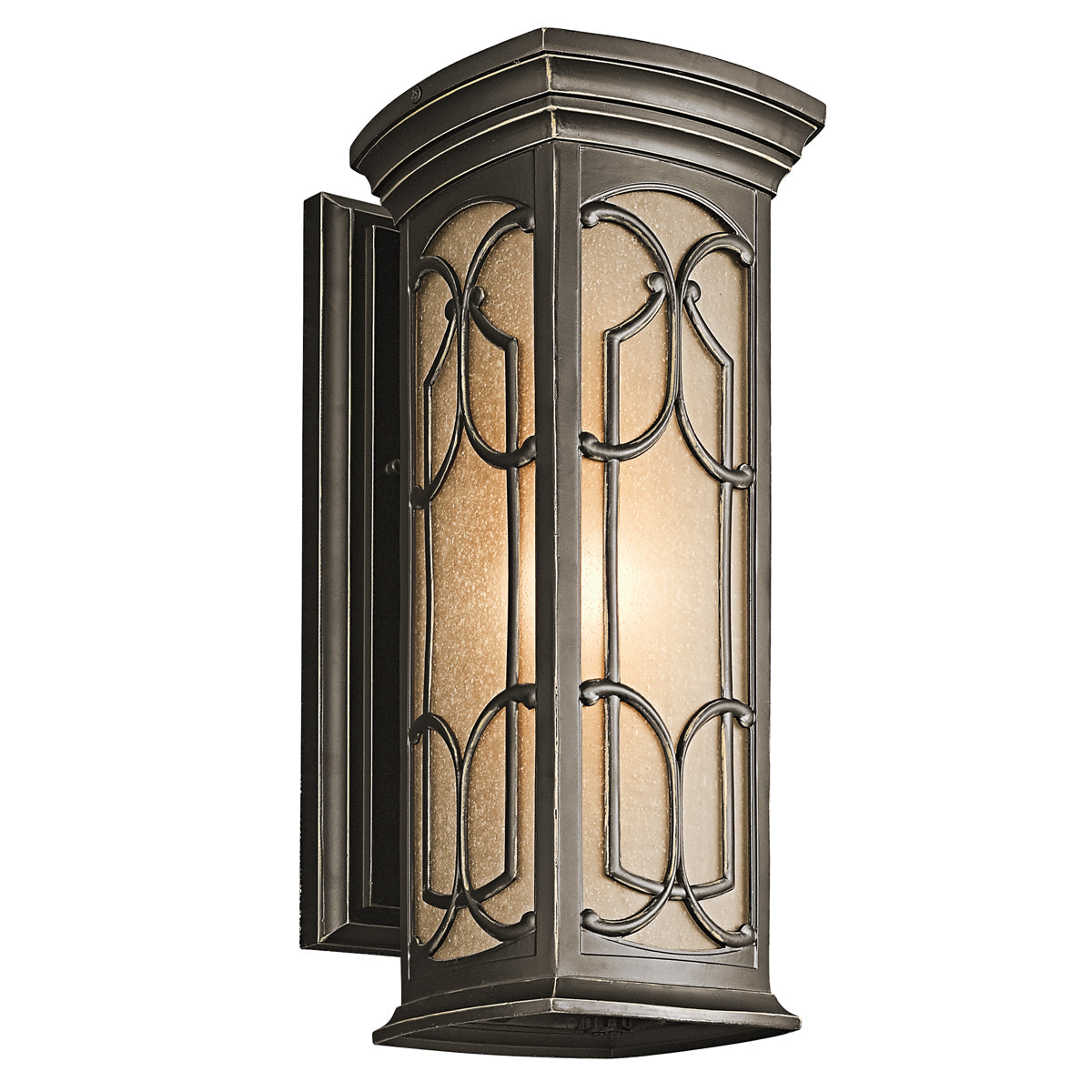 Franceasi Medium Wall Lantern - Olde Bronze Finish