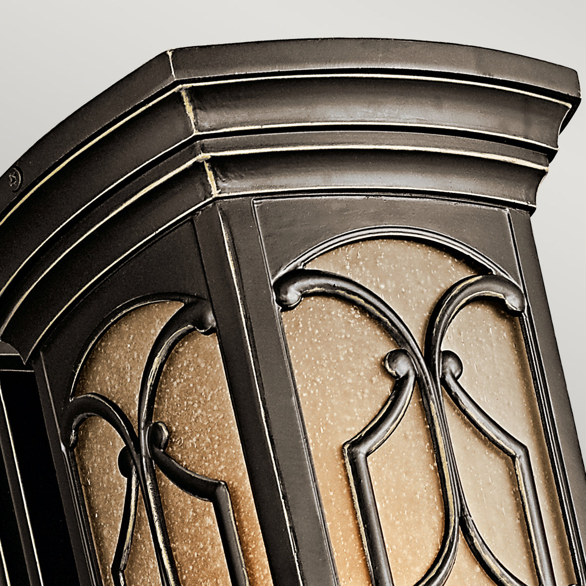 Franceasi Medium Wall Lantern - Olde Bronze Finish