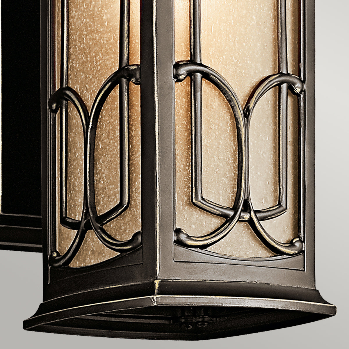 Franceasi Small Wall Lantern - Olde Bronze Finish