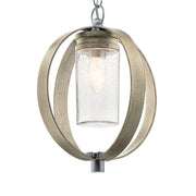 Grand Bank Outdoor Pendant – Antique Gray Finish