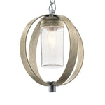 Grand Bank Outdoor Pendant – Antique Gray Finish