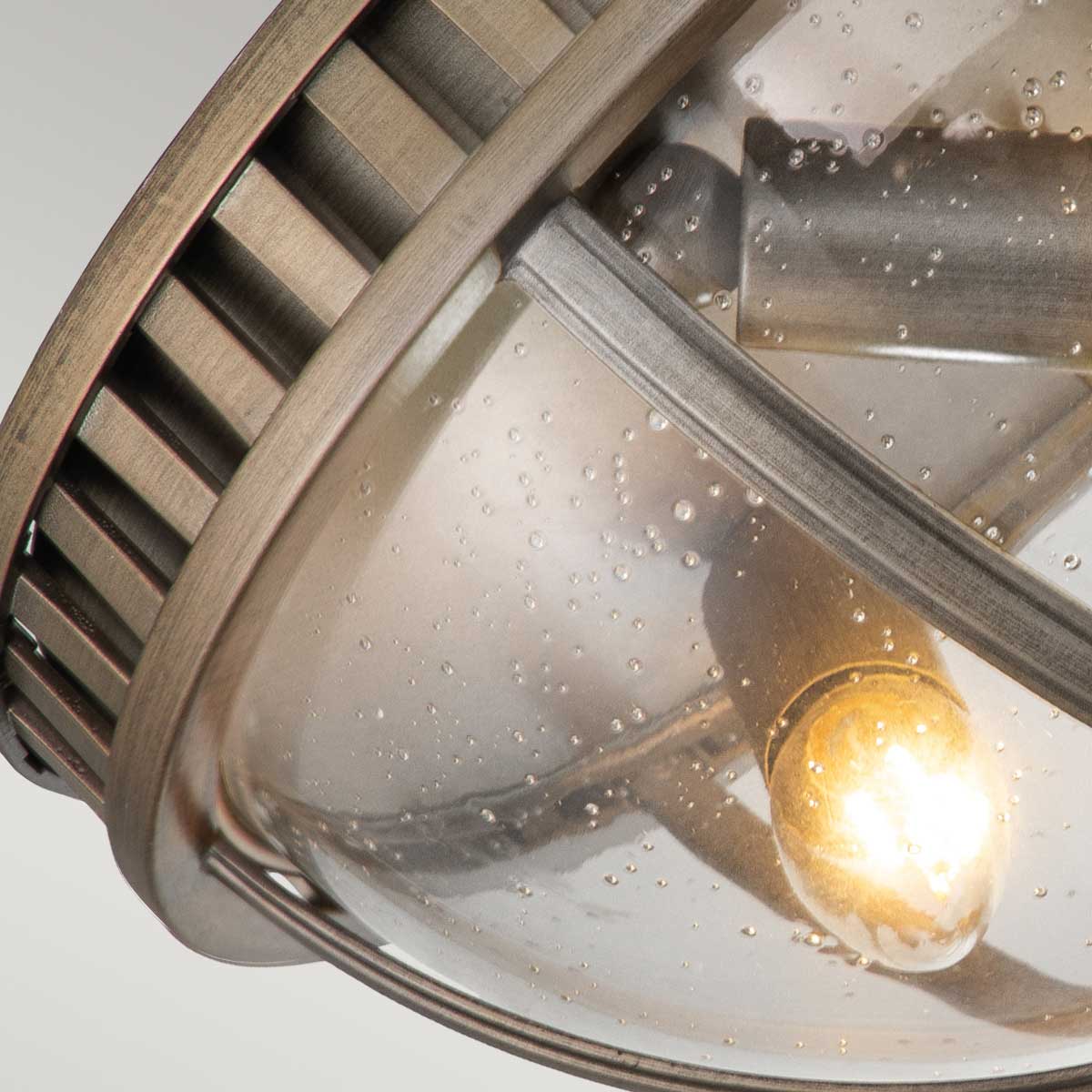 Halleron 3 Lt Ceiling Flush – Burnished Bronze Finish