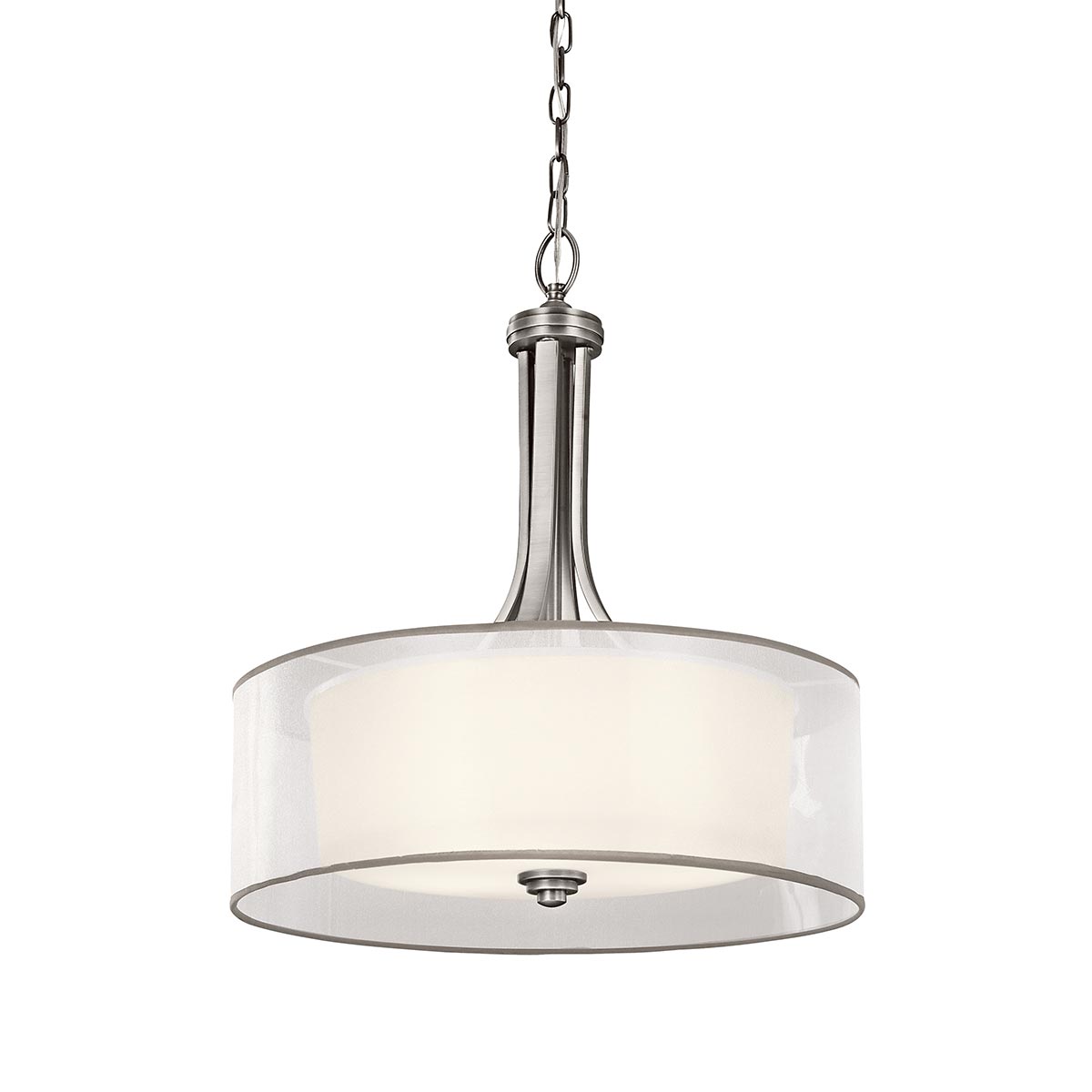 Lacey 4 Light Large Pendant - Antique Pewter/Mission Bronze E27