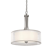 Lacey 4 Light Large Pendant - Antique Pewter/Mission Bronze E27