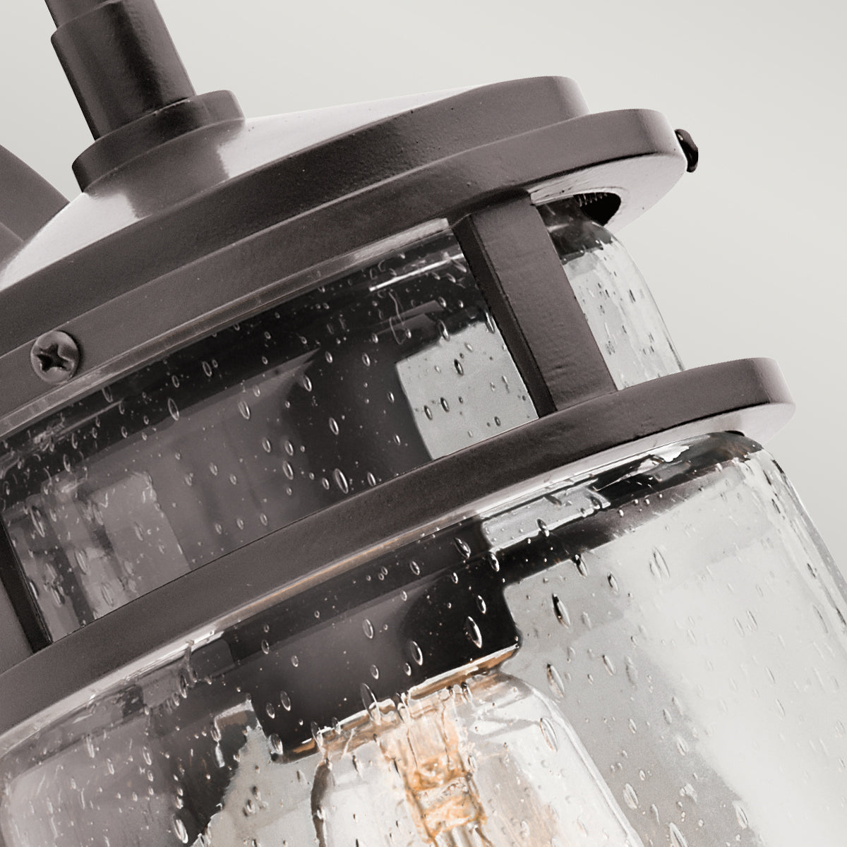 Lyndon Medium Wall Lantern - Architectural Bronze Finish