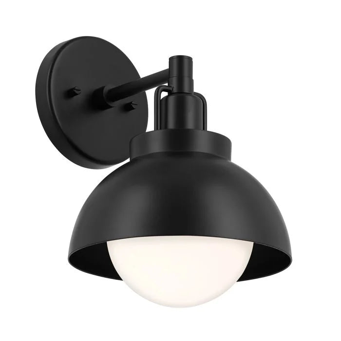 Kichler Niva 1 lt Convertible Wall Light - Black/ Champagne Bronze